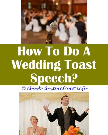 How To Write A Good Wedding Toast