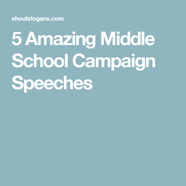 Funny Speech Ideas For Student Council