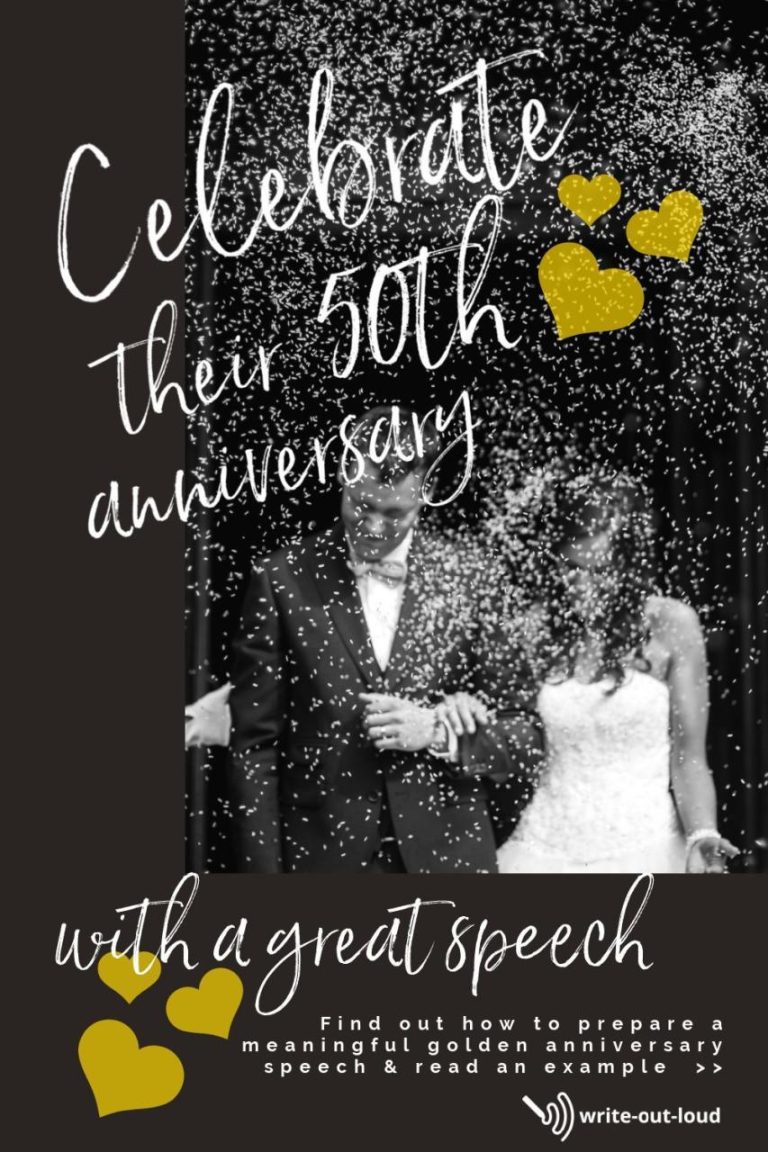 How To Write A Wedding Anniversary Speech