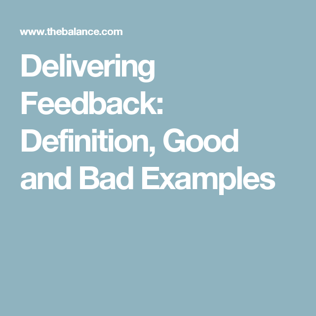What Are Some Examples Of Positive Feedback