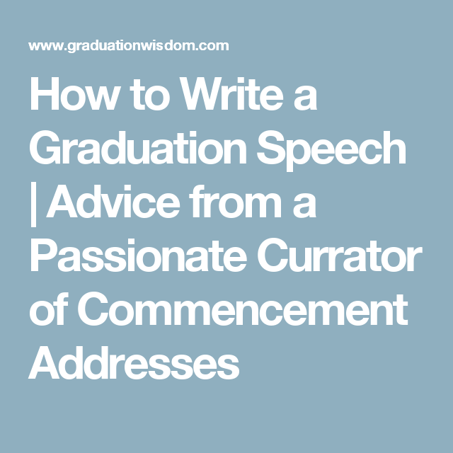 How To Start An 8th Grade Graduation Speech