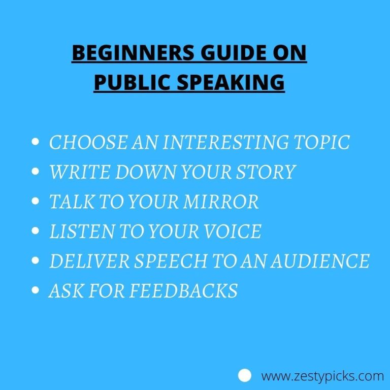 How To Write A Speech For Beginners