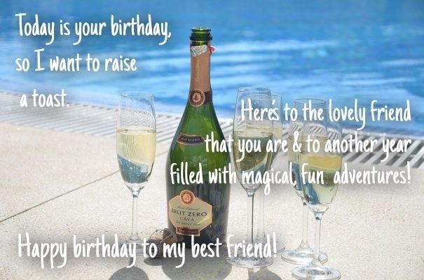 Funny Birthday Toasts For Best Friend
