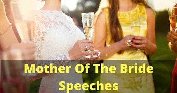 Wedding Speech Mother Of The Bride Example