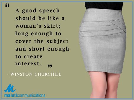 How To Make A Good Impression Speech