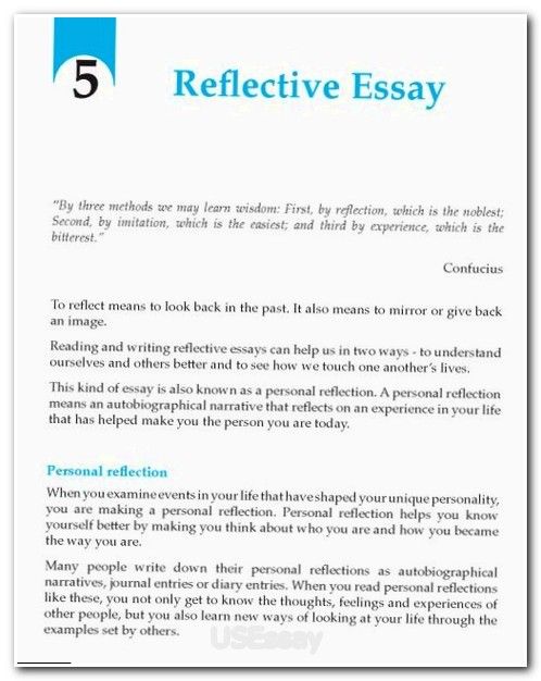How Do You Start A Reflective Essay