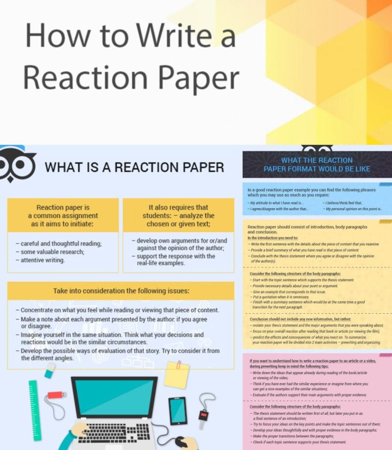 How To Write A Reaction Paper About A Movie Example