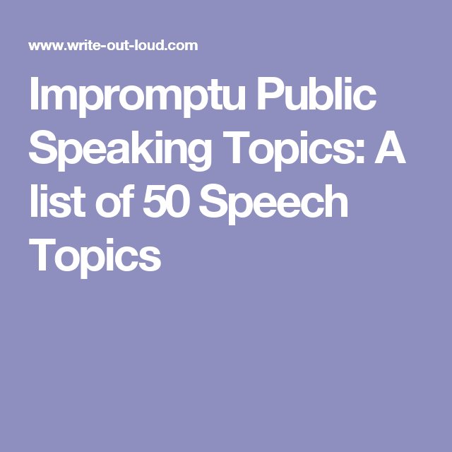 List Of Motivational Speech Topics