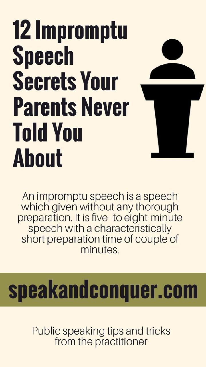 How To Judge Impromptu Speech