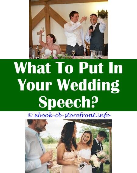 Who Gives The Welcome Speech At A Wedding