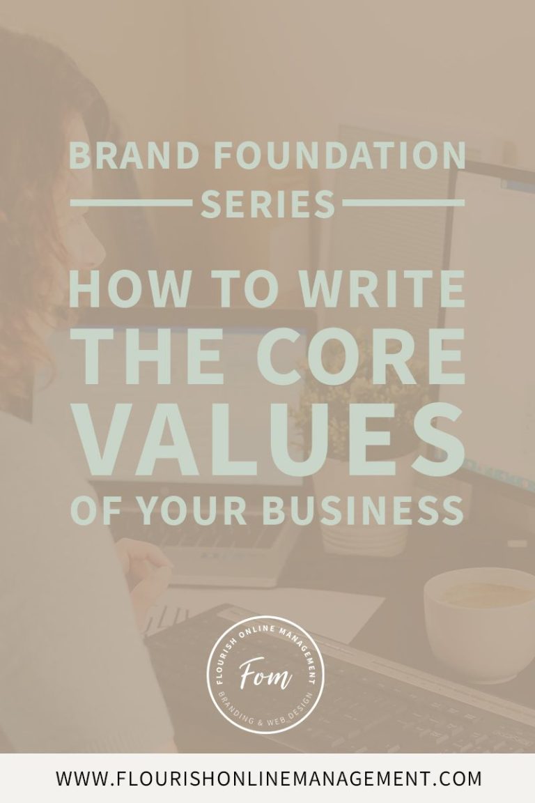 How To Write Your Brand Values