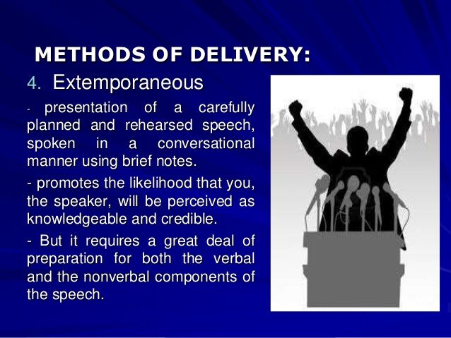 How To Extemporaneous Speech