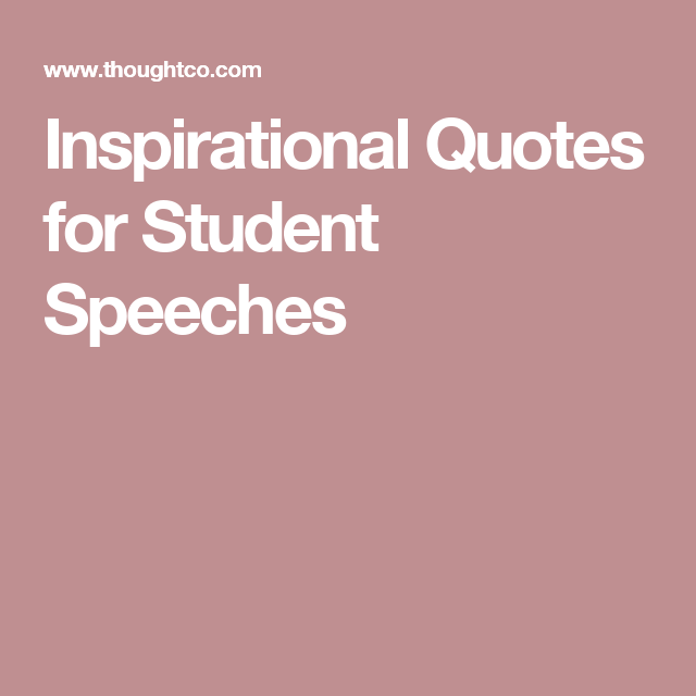 How To Write Great Speeches