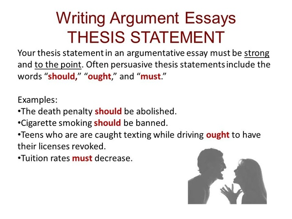 What Are Good Examples Of Thesis Statements