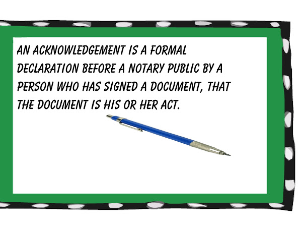 How Do I Write An Acknowledgement For A Notary