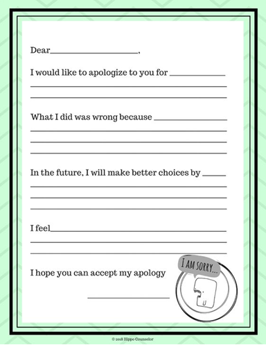 Apology Application To Teacher