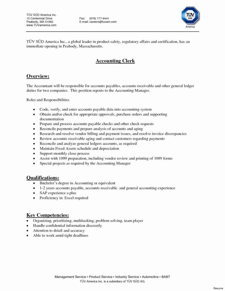 Cover Letter For Accounts Payable Officer