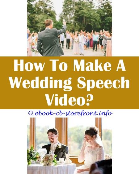 How To Make A Wedding Toast Examples