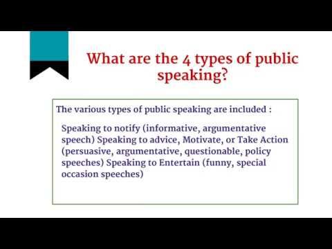 What Are The 4 Types Of Speech