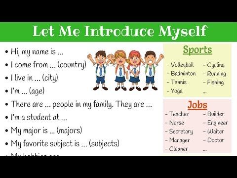 How To Introduce Myself In English As A Student