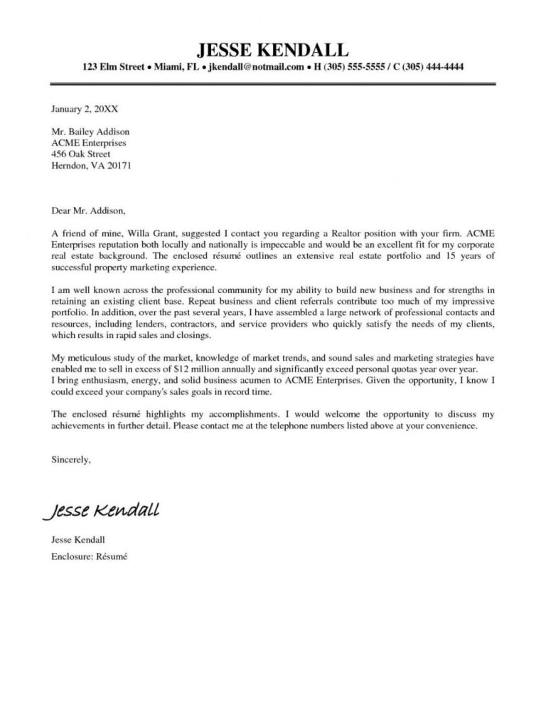 Referrals Coordinator Cover Letter Sample