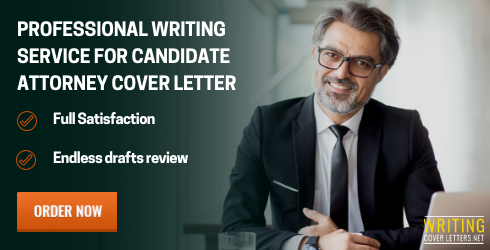 Candidate Attorney Cover Letter Examples
