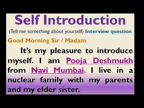 How To Introduce Yourself In Interview For Students