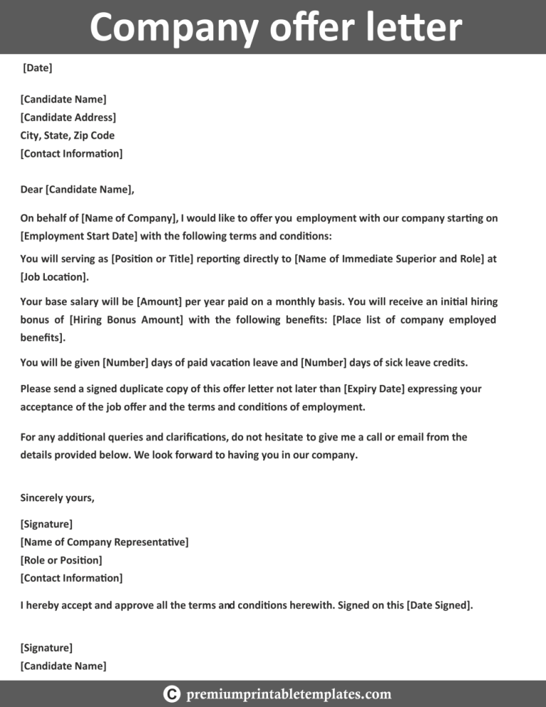 Business Letter For Job Proposal