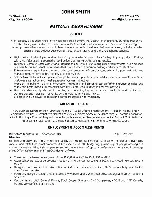 Regional Manager Resume Objective