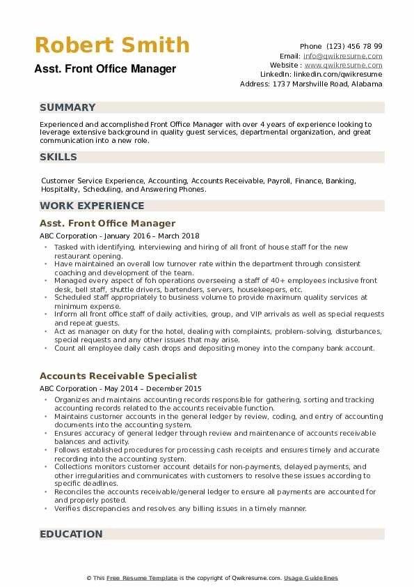 Office Manager Resume Samples