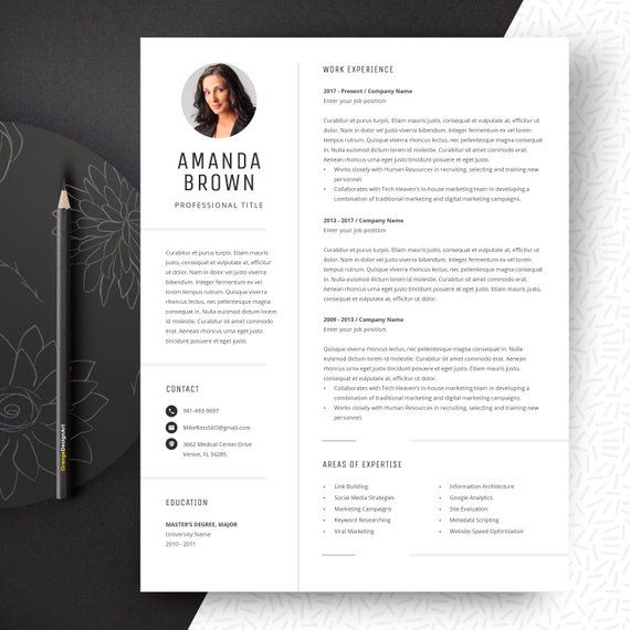 Project Manager Resume Template Word Free