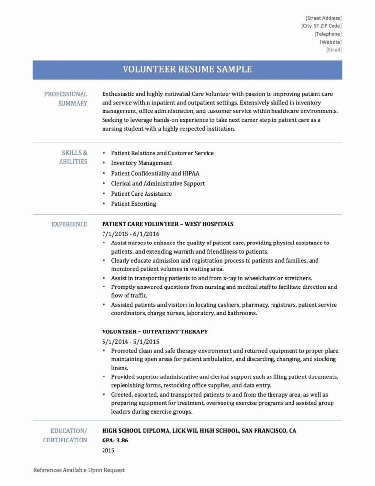 Community Service Worker Resume-example