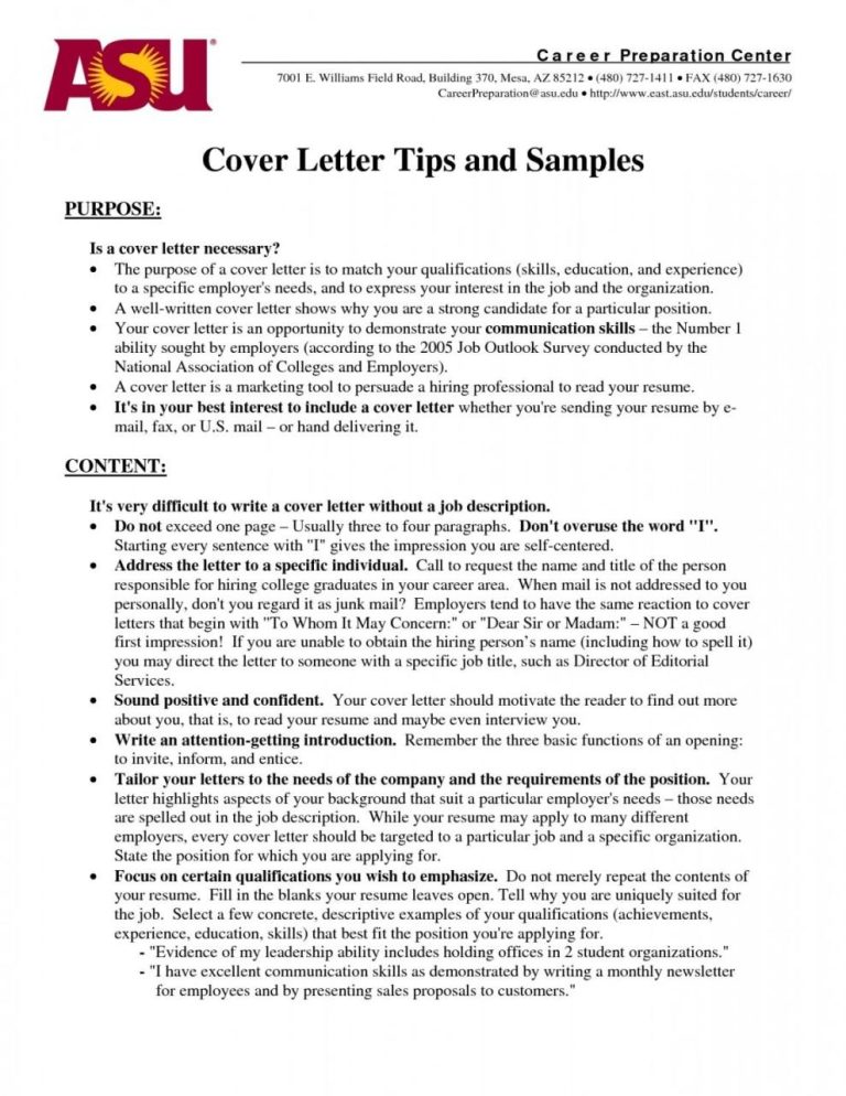 Google Cover Letter Template Free