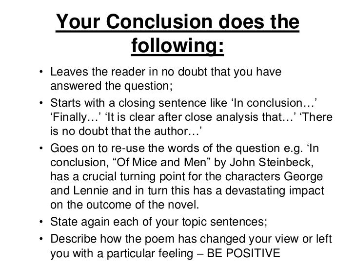 How To Write A Conclusion For An Argumentative Essay Example