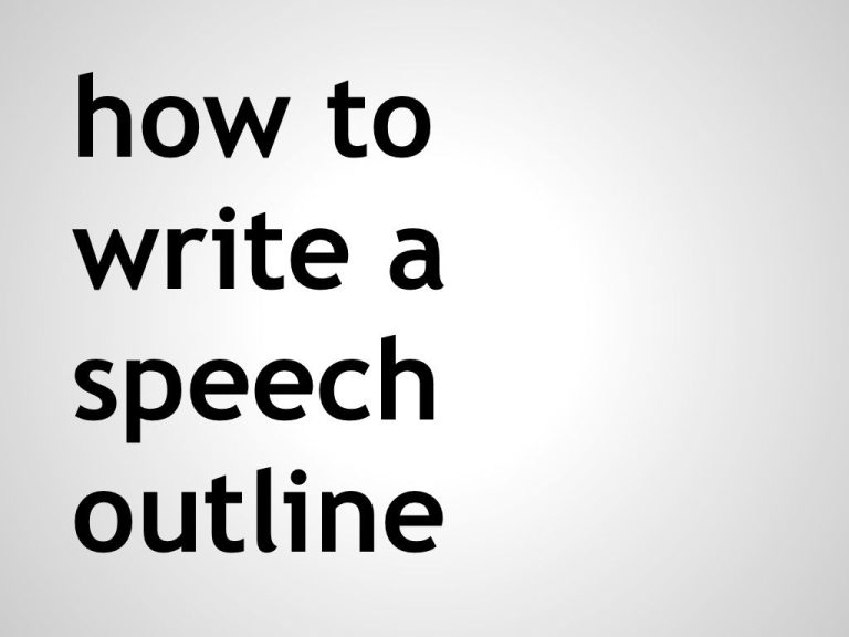 How To Write A Speech About Culture
