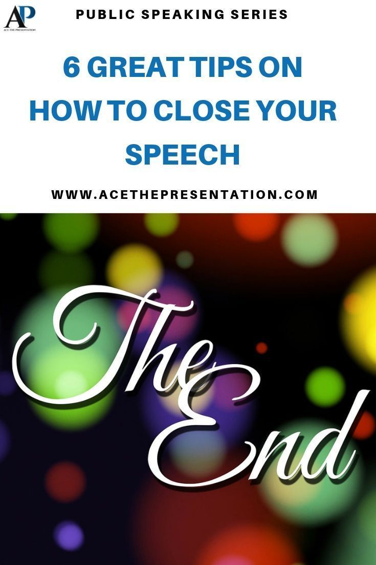 How To Close A Speech