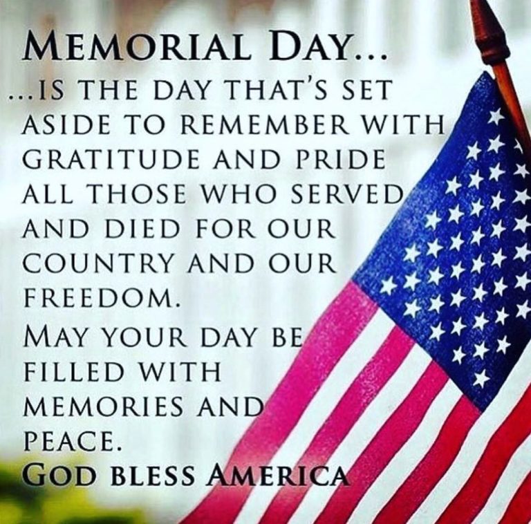 Memorial Day Thank You Post