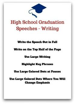How To Write Speech For Graduation
