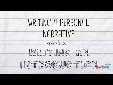 How To Write A Narrative Introduction
