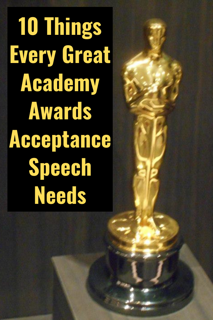 How Do You Start An Award Acceptance Speech