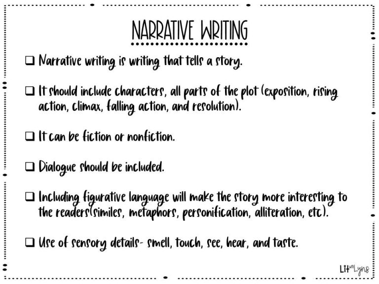 How To Write A Narrative Essay Step By Step