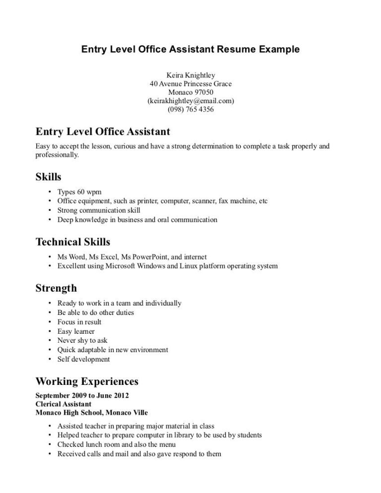 Entry Level Receptionist Cover Letter No Experience