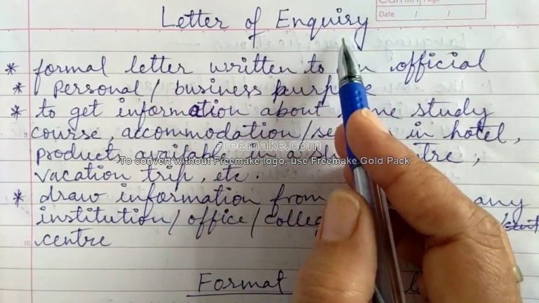 Letter Examples For Class 10