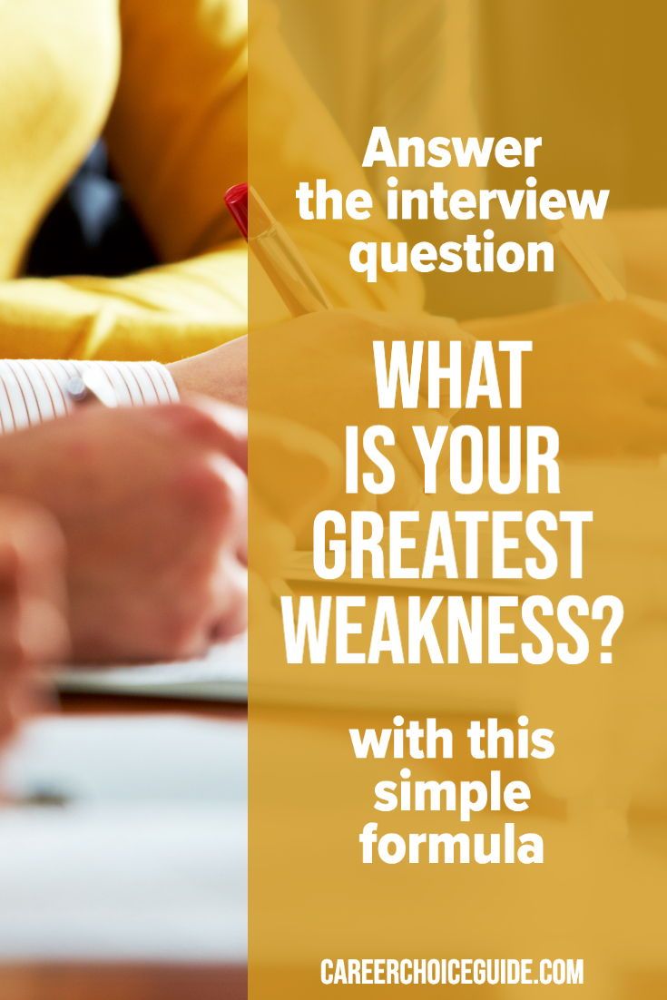 What Is Your Greatest Weakness Public Speaking