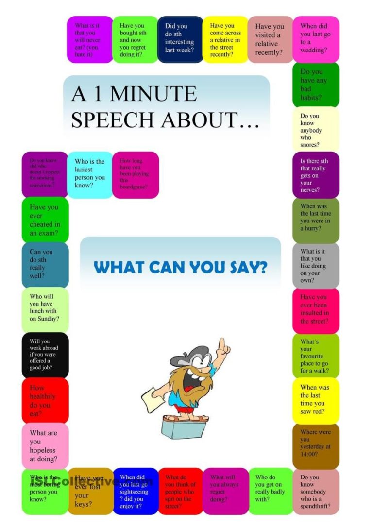 How To Make A Good 3 Minute Speech