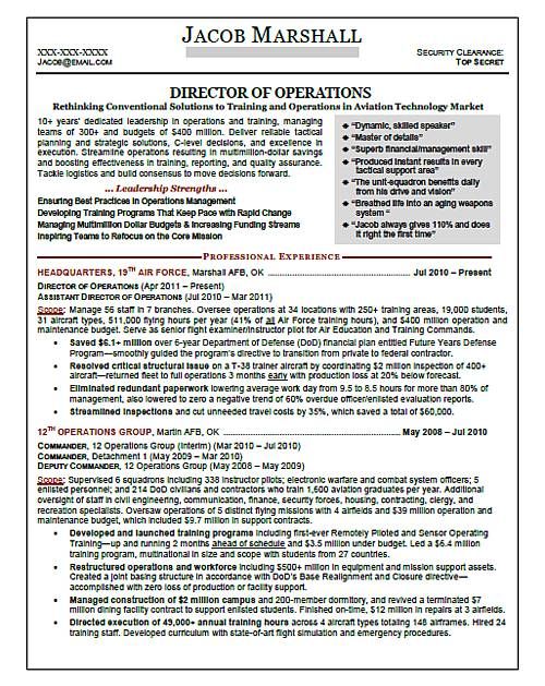 Military Transition Cover Letter Examples