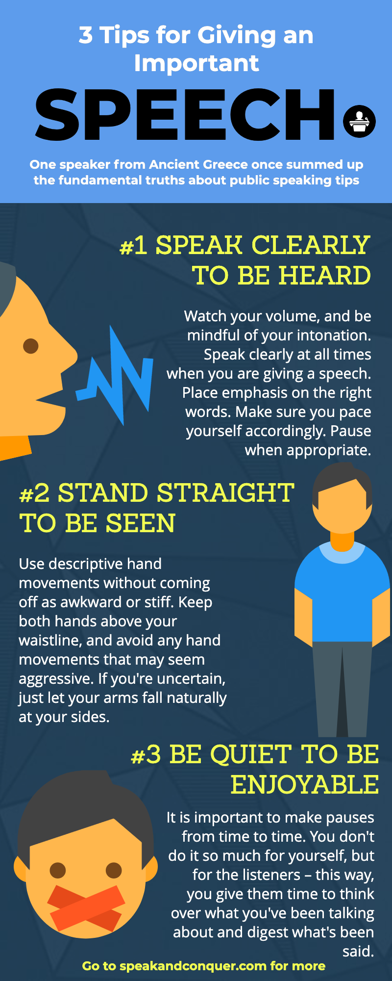 3 Tips for Giving an Important Speech. Public speaking tips and tricks