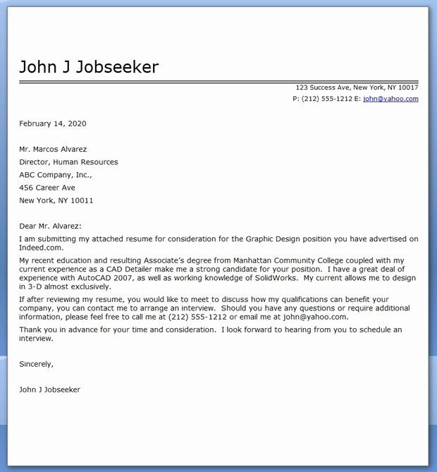 Cover Letter Sample Pdf Free Download