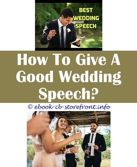 How To Give A Good Wedding Speech