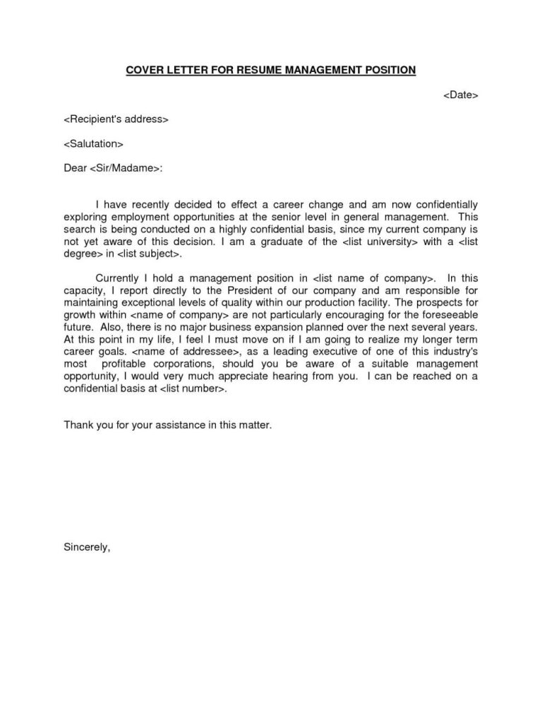 Director Position Cover Letter Sample